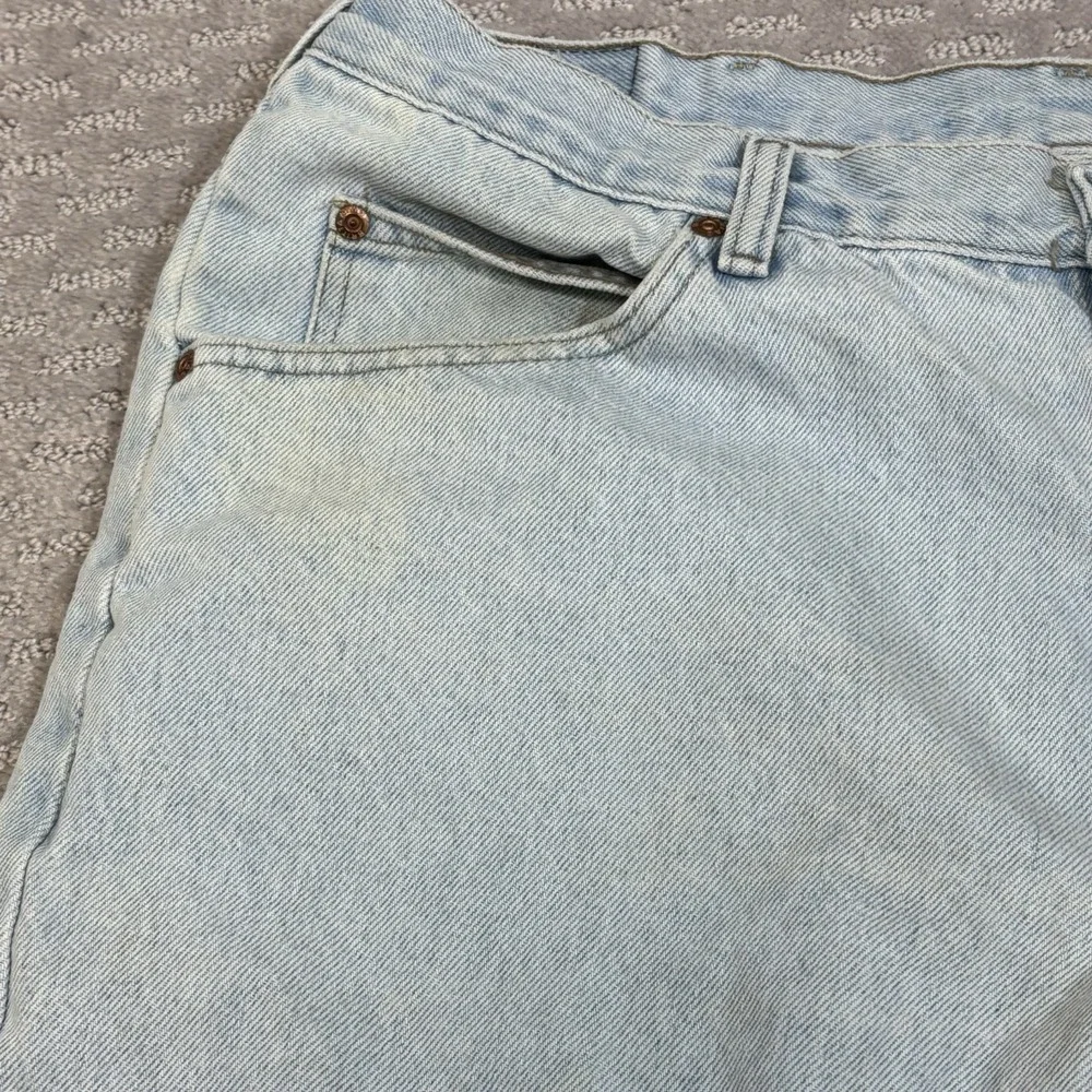 Vintage Brittania Jeans Men's 37X29 Blue Stone Wash Baggy Fit Loose 90's Distess